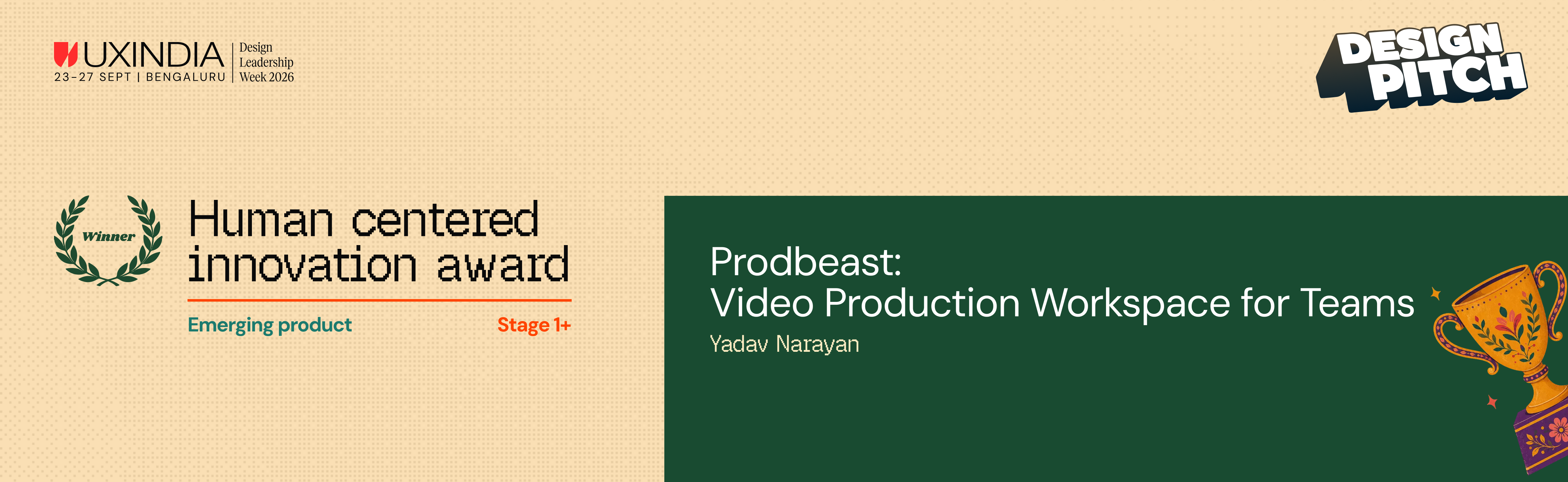 Emerging Product winner: Prodbeast — Video Production Workspace for Teams, by Yadav Narayan