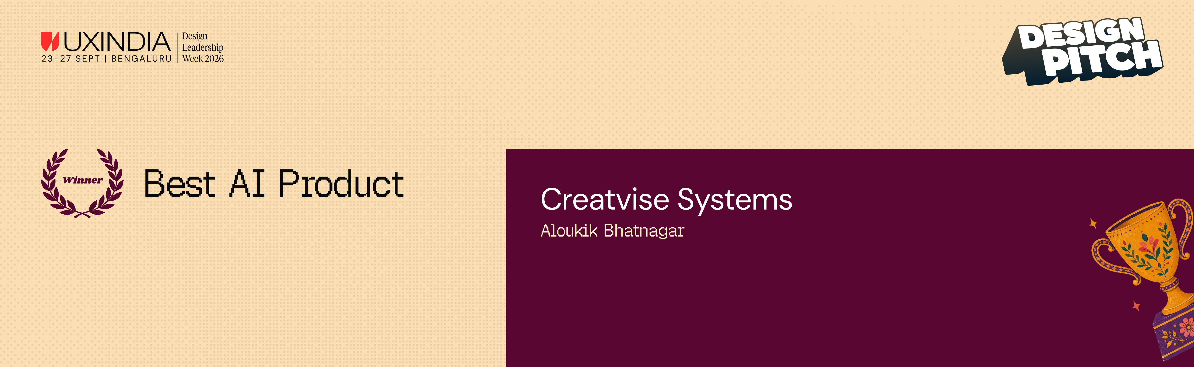 Best AI Product winner: Creatvise Systems, by Aloukik Bhatnagar