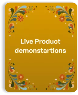Live Product Demonstrations